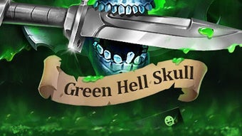 Green Hell Skull Devil Knife K