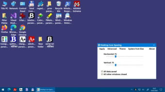 Desktop Icon Spacing