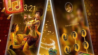 Radha Krishna Launcher Theme