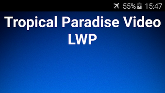 Tropical Paradise Video LWP