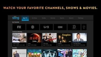 SLING: Live TV Shows  Movies