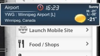 Winnipeg Airport YWG Flight Tracker Radar