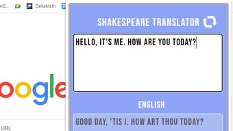 Shakespearean Translator