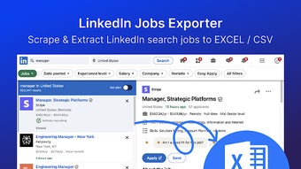 Jobs Export for LinkedIn