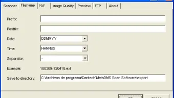 MetaDMS Scan Software