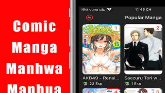 MANGA READER - WEBTOON COMICS