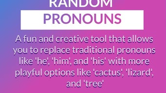 Random Pronouns