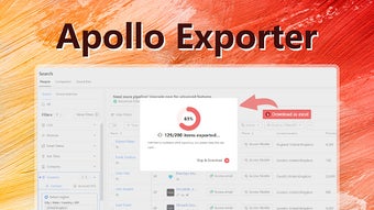 Apollo Exporter - Export Apollo.io Data