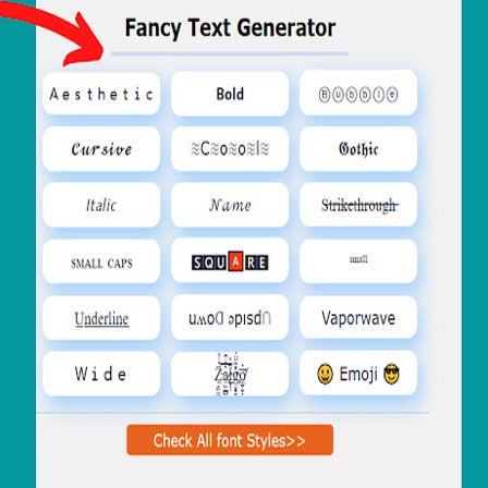 Fancy generator