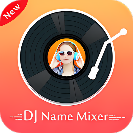 Song mixes. DJ name. Mixe. Fake DJ Players and Mixer.