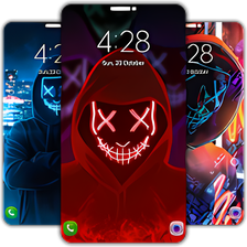 Neon Mask Wallpapers 4K UHD