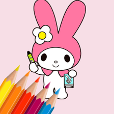 Kuromi Coloring Book