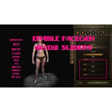 Enable FaceGen (Body) Sliders