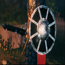 Weapon replacer - Iron Sword and Wood Shield