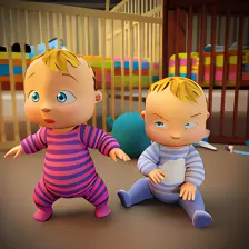 Real Mother Simulator: New Born Twin Baby Games 3D