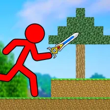 Red Stickman - Animation Parkour Fighter