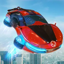 Real Flying Rescue Car Simulator- Driving Games 3D