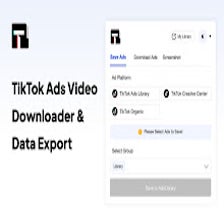 TikTok Ads Video Downloader & Data Export