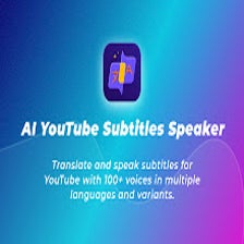 AI Speak Subtitles for YouTube