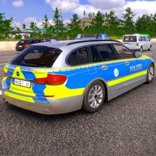 Police SUV Prado Parking 3D