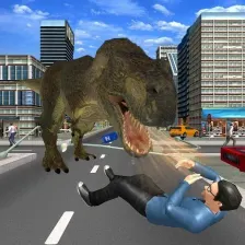 Angry Dinosaur City Attack Sim
