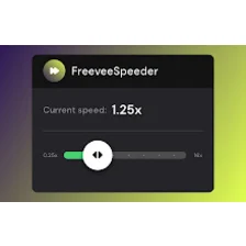 FreeVee Speeder: adjust playback speed