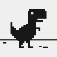 Apps do iPhone: Steve - The Jumping Dinosaur Widget Game