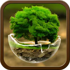 2018HD Green Nature Cartoon Theme for android free