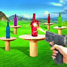 Shoot Bottles Gun Shooter 3D