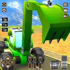 Heavy Excavator Crane City Construction Simulator