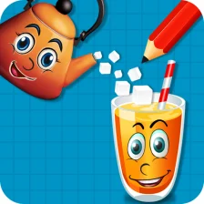 Smile Glass : Draw Lines Puzzle Classic