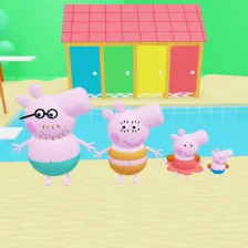 2D Family Pig Vacation Event