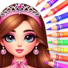 Princess Girl Coloring Games