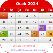 Türkiye Takvimi 2022