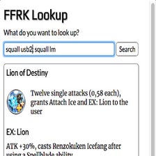 FFRK Lookup