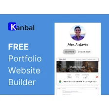 Kanbal - FREE Portfolio Website Builder