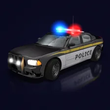 Police Car Light  Siren Simul