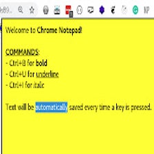 Chrome Notepad for Google Chrome - Extension Download