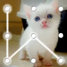 Kitty Cat Pattern Lock Screen