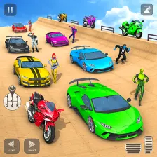 Superhero Ramp Car Stunt Games