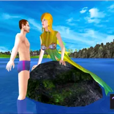 Hungry Mermaid Simulator Sea