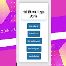 192.168.100.1 Login Admin