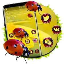 Ladybug Sunflower Theme