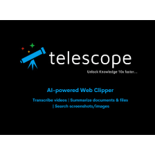 Telescope: AI-powered Web Clipper