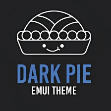 Dark Pie EMUI 9  EMUI 10 Theme