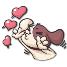 Puppy Dog Cute Stickers WAStic