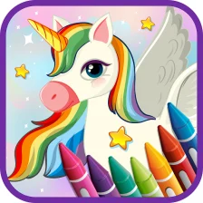 Unicorn Coloring Games Puzzle