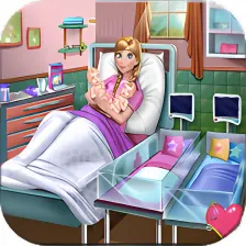 princess twins birthday - Mommy Pregnant game
