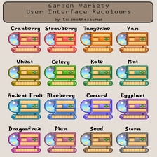 Garden Variety User Interface Recolours