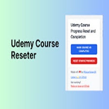 Udemy Progress Reset and Completer for Google Chrome Extension Download